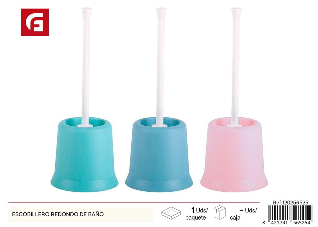 Escobillero redondo de baño - Accesorios de limpieza