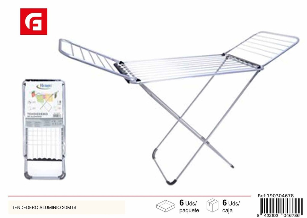  tendedero de aluminio 20m - Accesorios para limpieza
