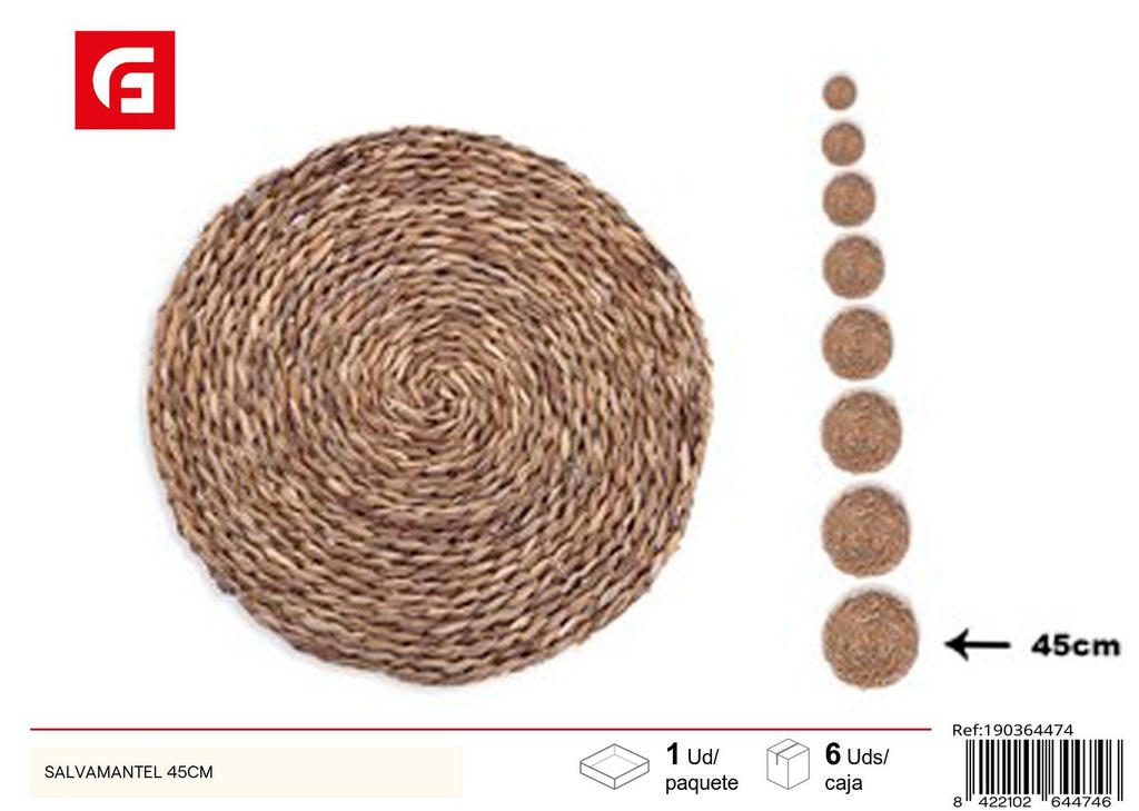 Salvamanteles 45 cm - Textiles para el hogar