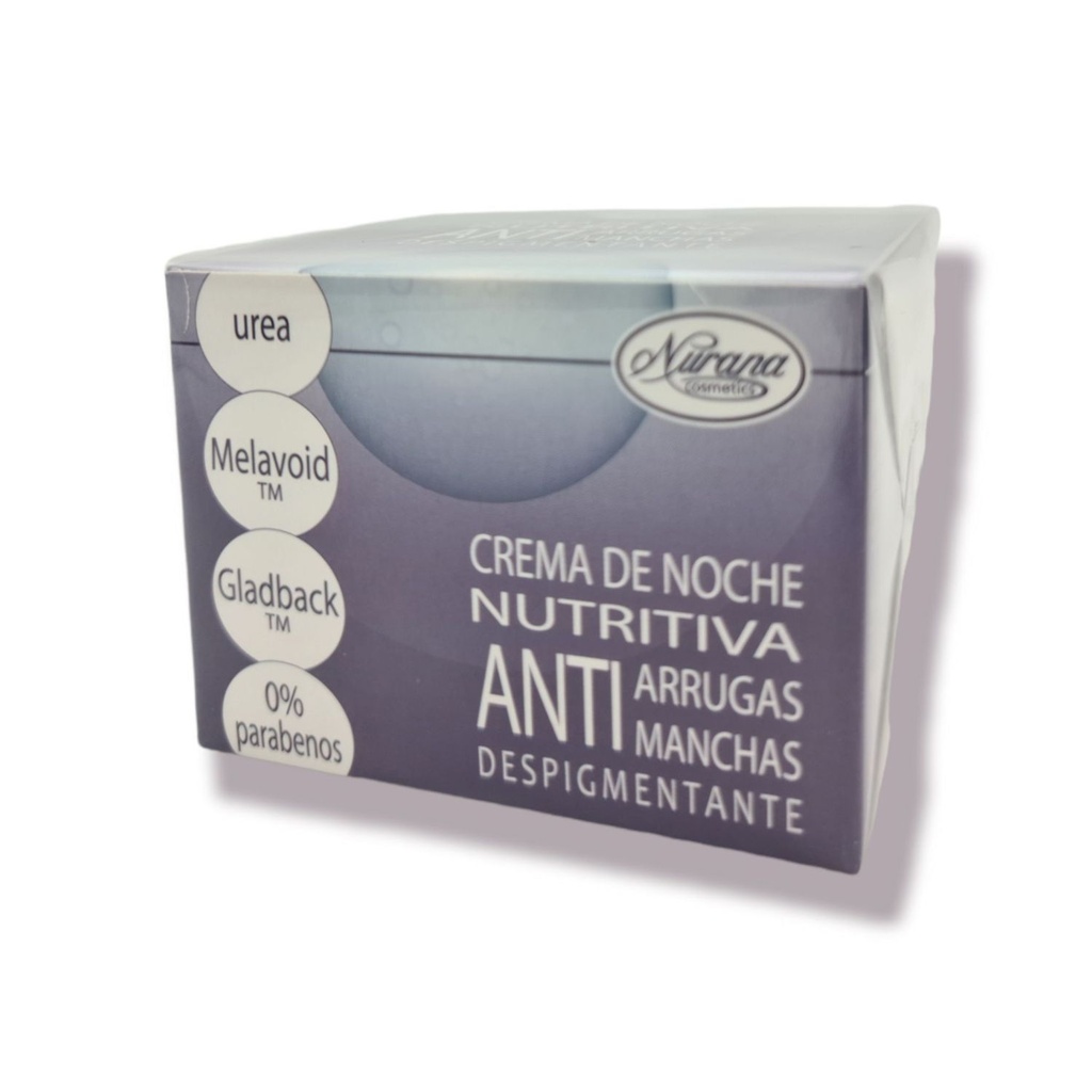 Nurana crema de noche nutritiva 50ml para cuidado de la piel