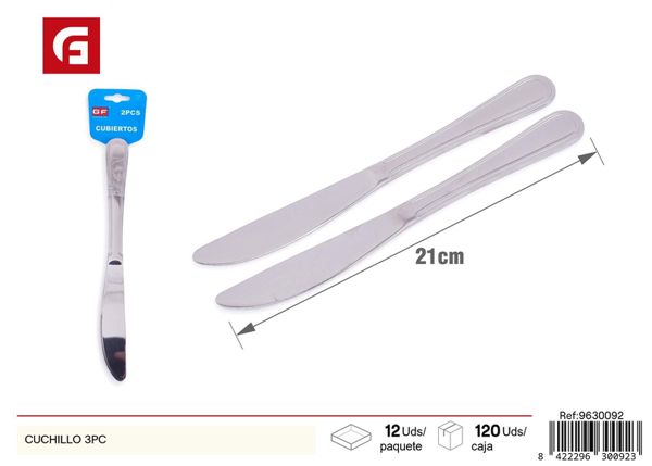 Cuchillo de cocina 3pcs