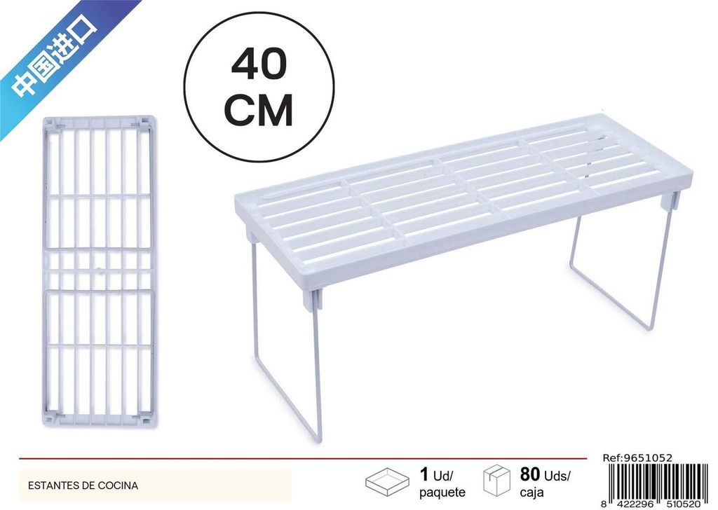 Estante de cocina pequeño para almacenamiento