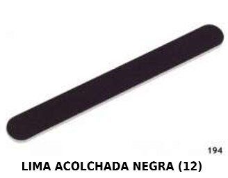 Lima acolchada negra 12/u HERVAS 194