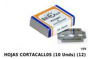 Hojas cortacallos 10 unidades 12 unidades - Herramientas para pedicura