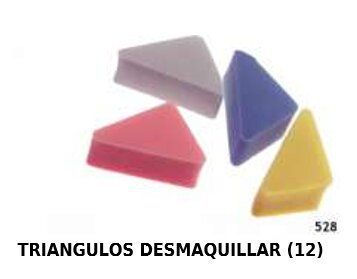 Triángulos desmaquillantes 12/U 528 Hervas - Esponjas de maquillaje