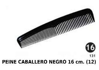 Peine caballero 16cm 12/u para cuidado personal