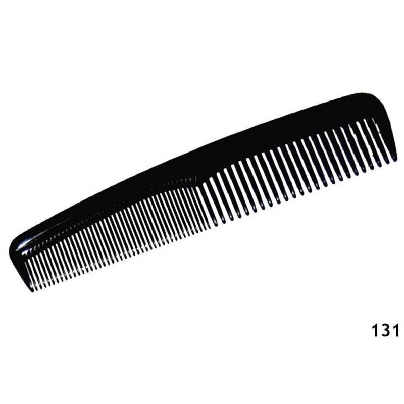 Peine para caballero negro 14cm 12 unidades