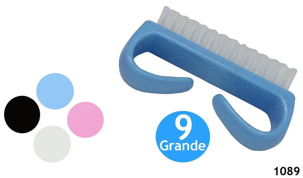 Cepillo grande para uñas 9cm 12/u Hervas 1089 para manicura