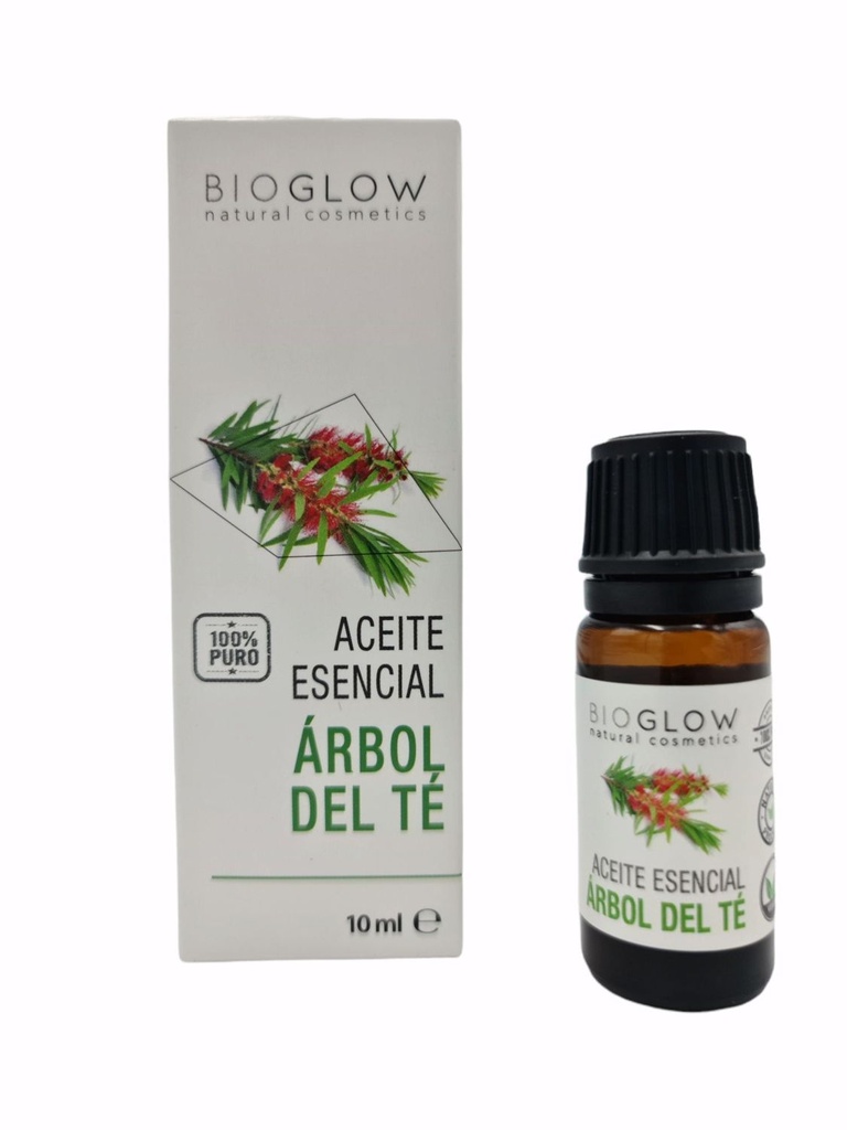 Bioglow aceite esencial de árbol de té 10ml para cuidado de la piel