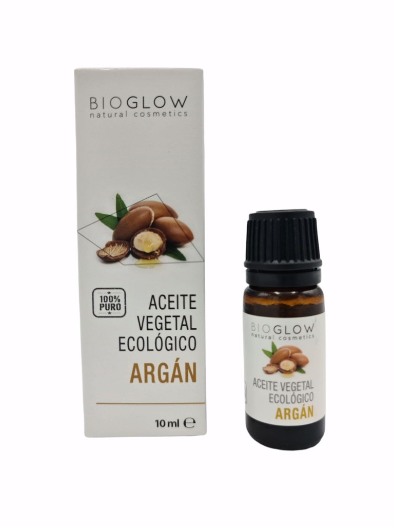 Aceite vegetal de argán Bioglow 10ml para cuidado de la piel