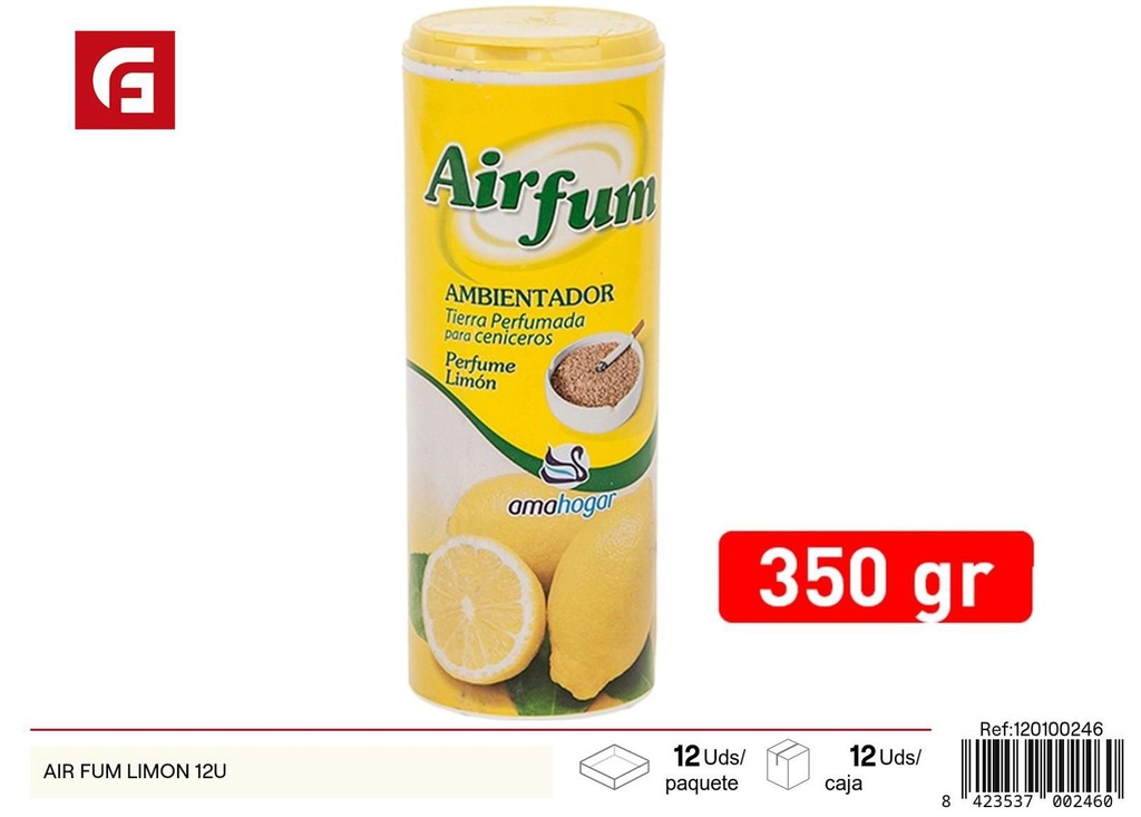 Ambientador en Aerosol AIR FUM Limón 12U - Ambientadores