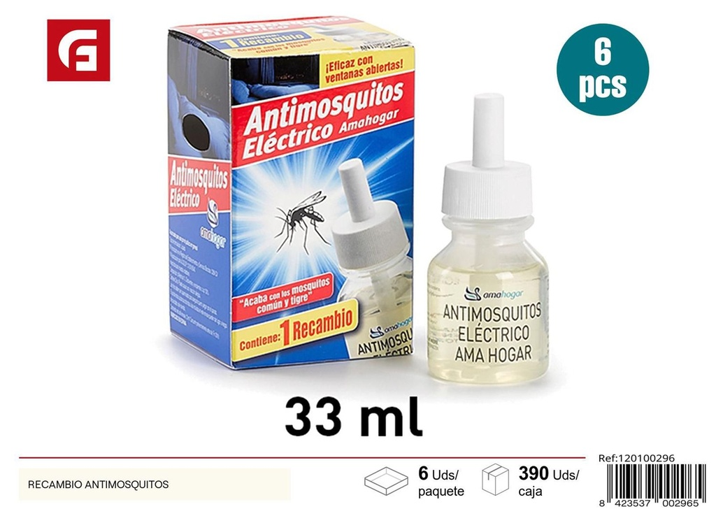 Recambio antimosquitos para hogar