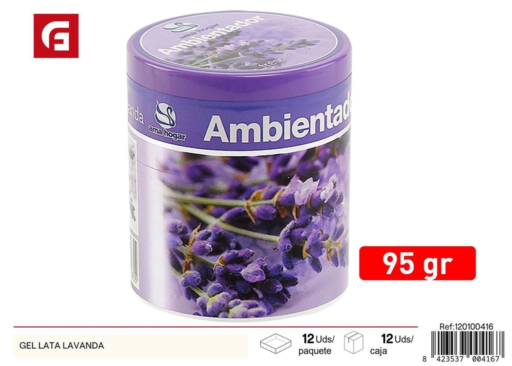 Gel ambientador de lavanda para hogar