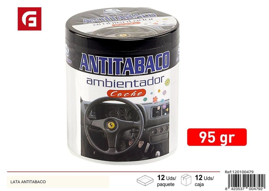 Gel ambientador en lata antitabaco - Ambientadores y velas aromáticas