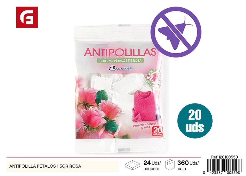 Ambientador con pétalos 1.5g rosa - Ambientadores