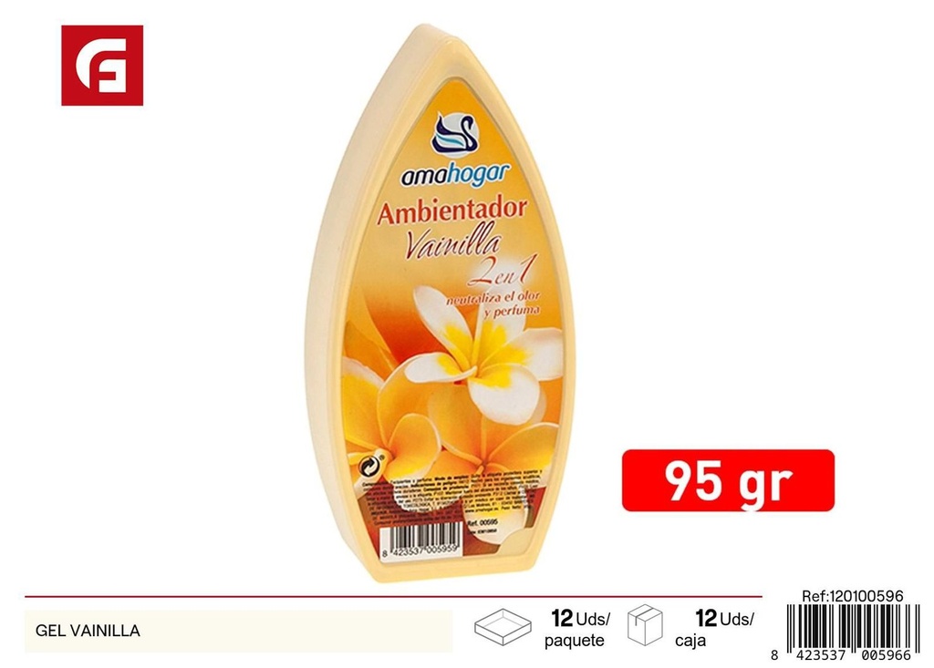 Gel ambientador vainilla - Ambientadores y velas aromáticas