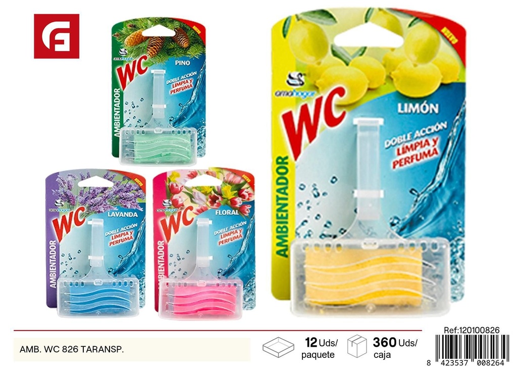 Limpia wc AMB 826 TRANSP. - Productos de limpieza