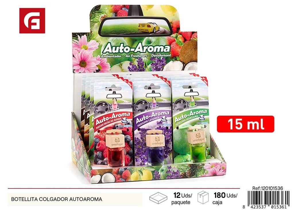 Botellita colgador autoaroma - Ambientadores para coche