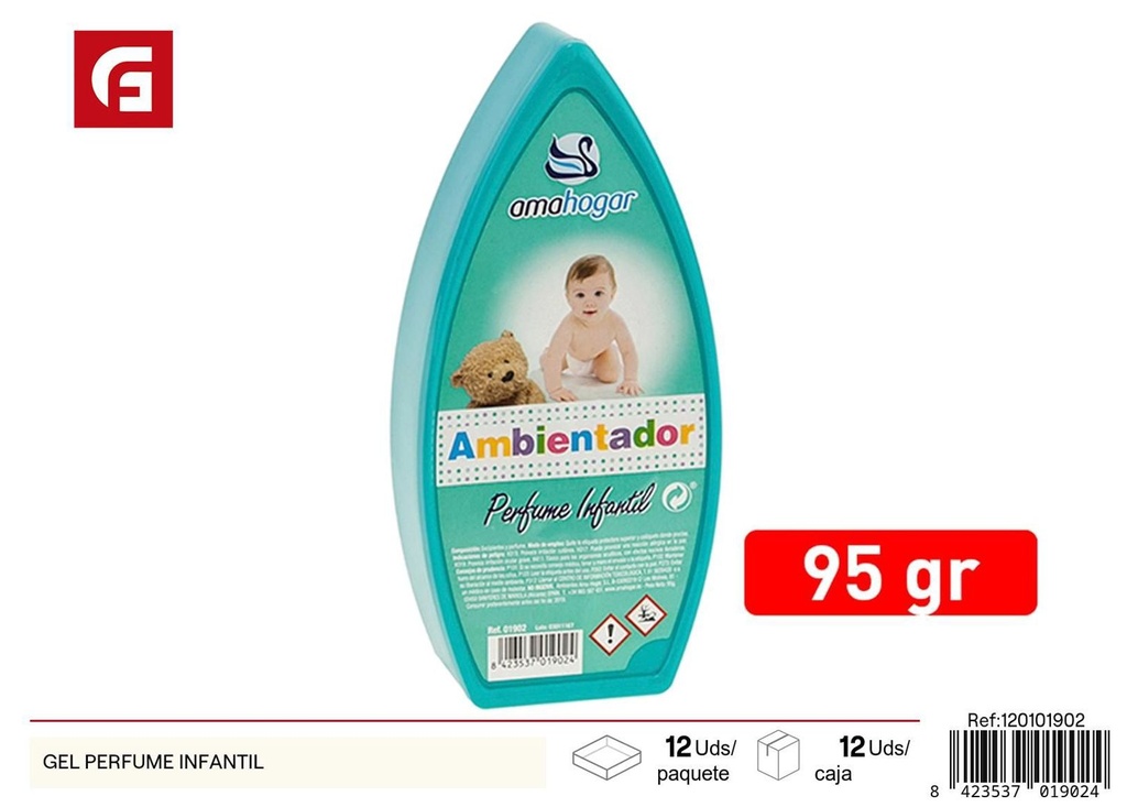 Perfume infantil en gel para niños