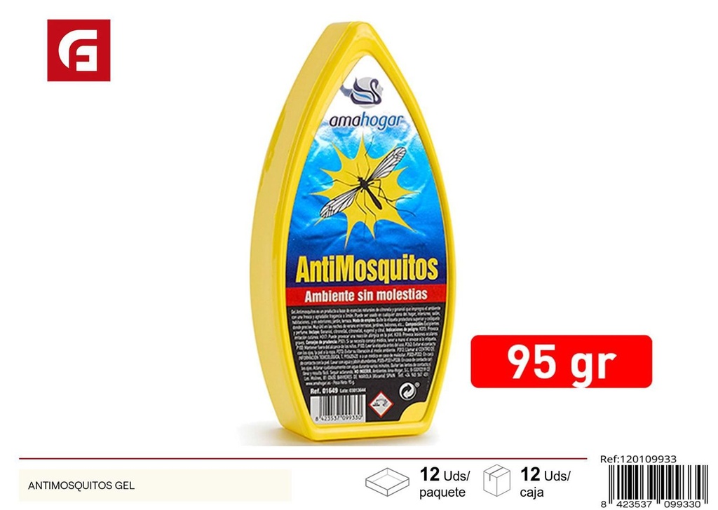 Gel antimosquitos para el hogar