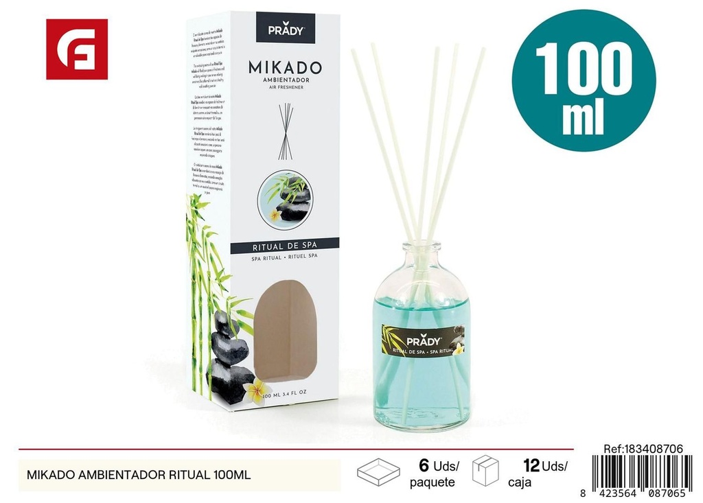 Ambientador mikado ritual 100ml para fragancia en el hogar