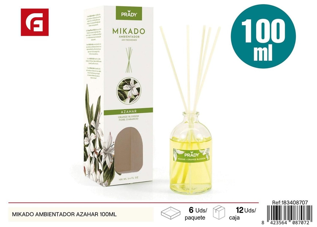 Ambientador mikado azahar 100ml