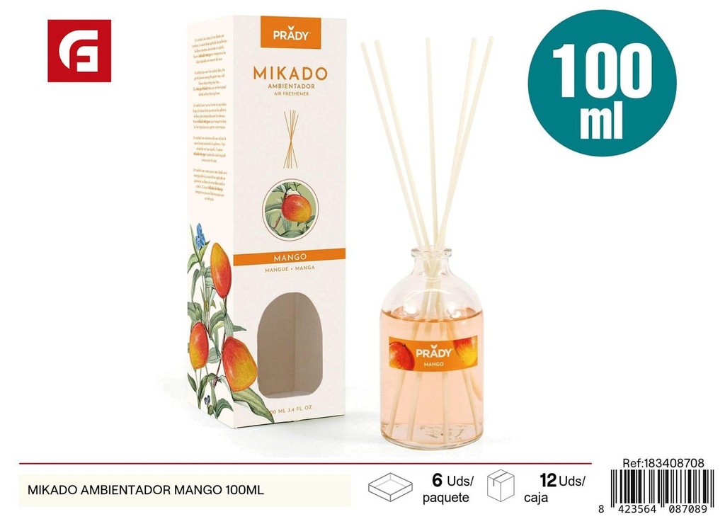 Ambientador mikado de mango 100ml