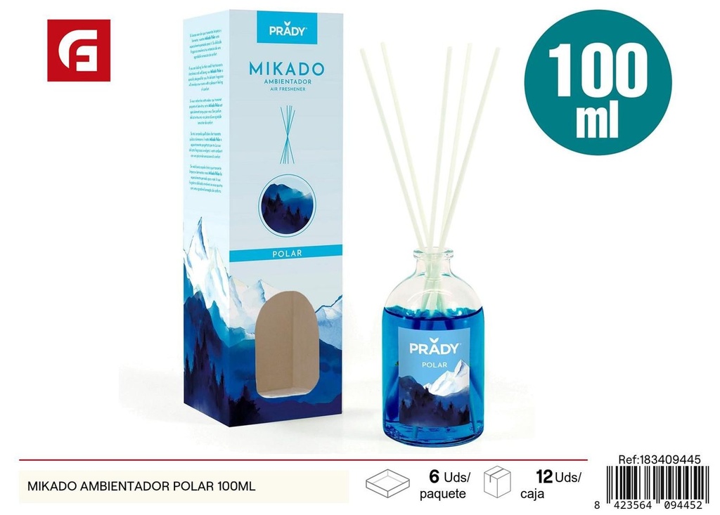 Ambientador mikado polar 100ml para hogar