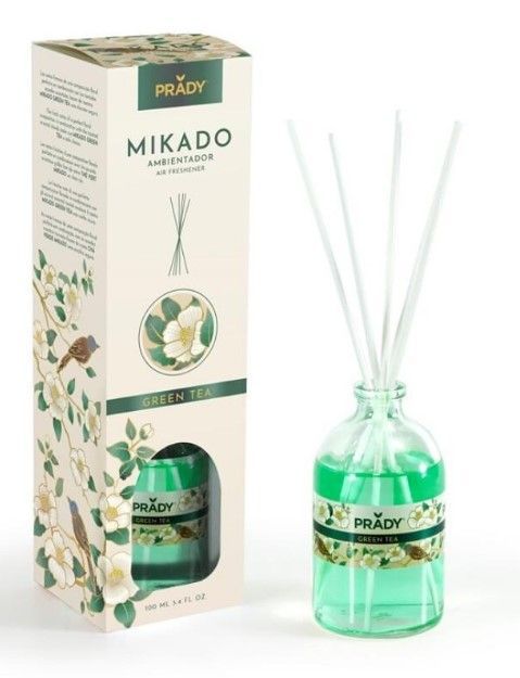 Mikado ambientador té verde Prady 100ml para aromatizar