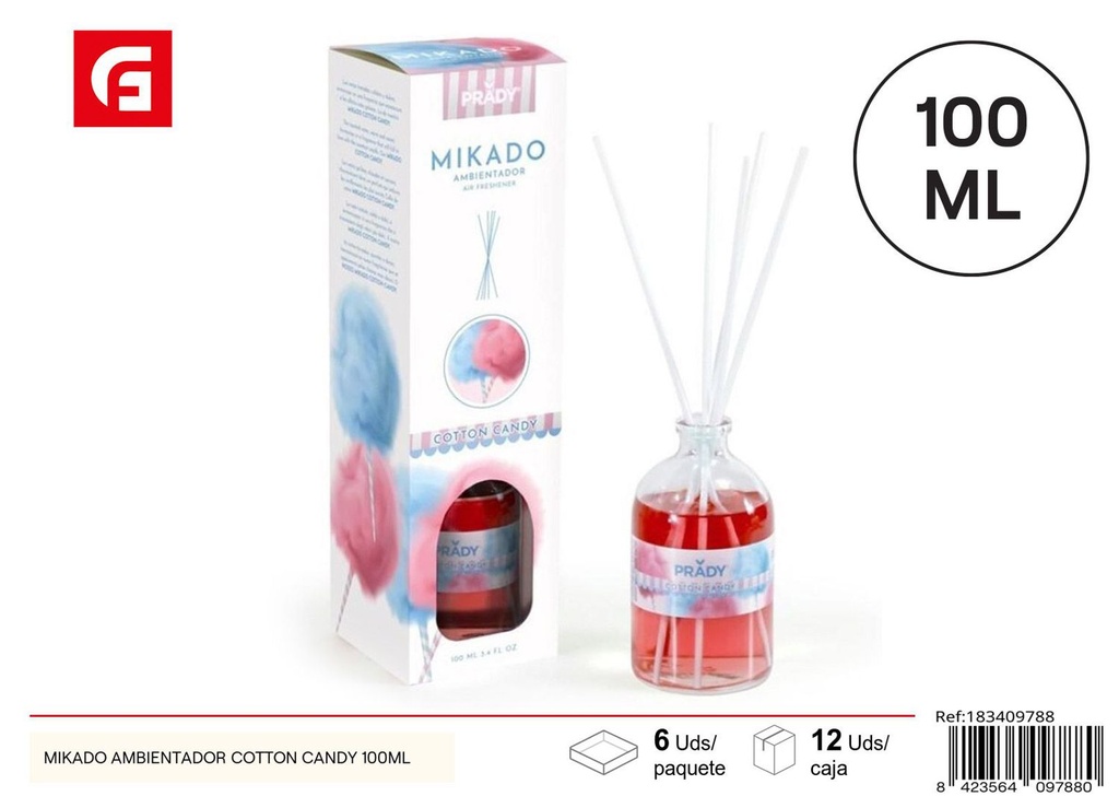 Mikado ambientador algodón de azúcar 100 ml - Ambientadores