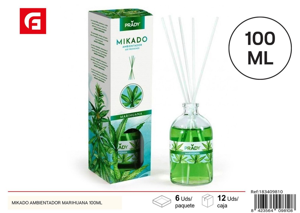 Ambientador Mikado marihuana 100ml