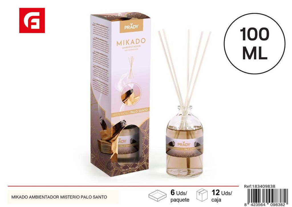 Mikado ambientador misterio palo santo 100 ml - Ambientadores
