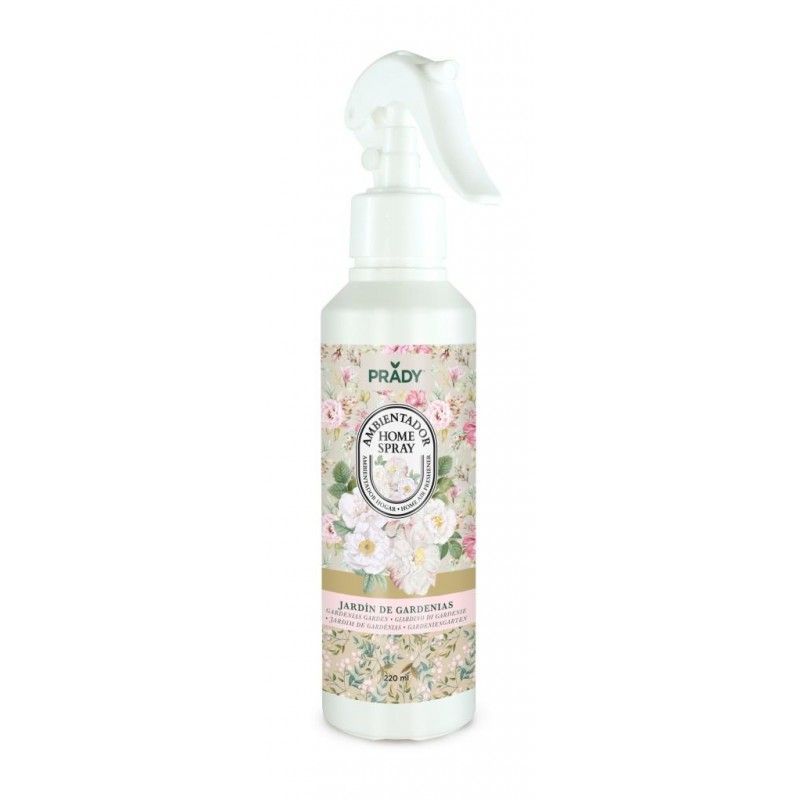 Ambientador spray hogar Jardín de Gardenias 220ml Prady