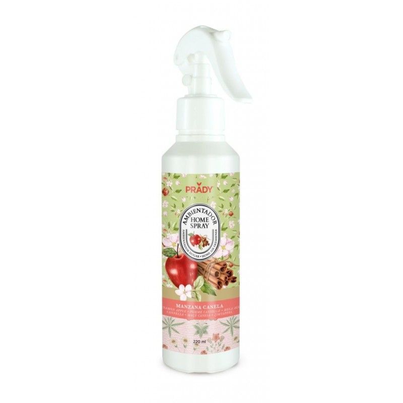  Ambientador en spray Prady Manzana y Canela 220 ml - Fragancias para el hogar