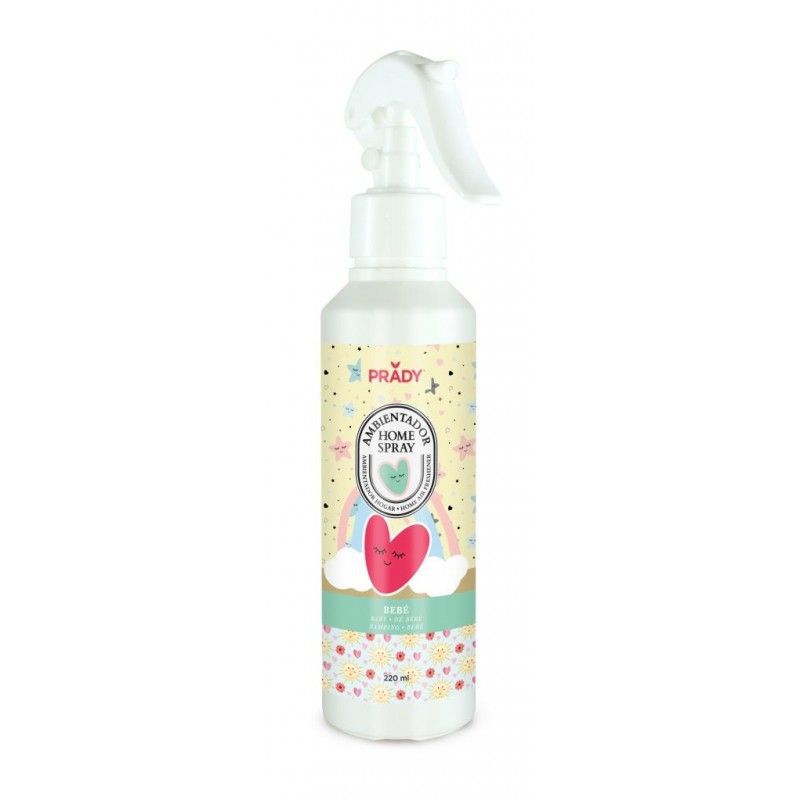 Ambientador spray para hogar aroma bebé 220ml Prady