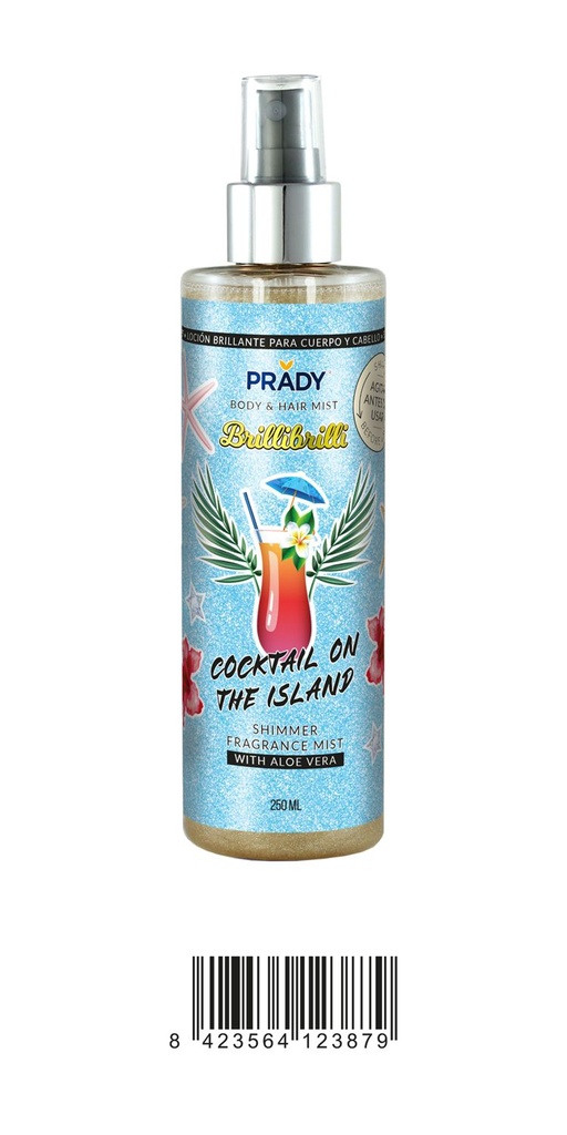 Body splash Cocktail on the Island 250ml para perfumes y fragancias