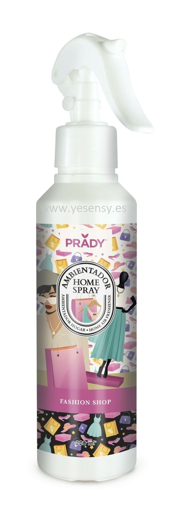 Ambientador en spray Prady Fashion Shop 220ml para el hogar