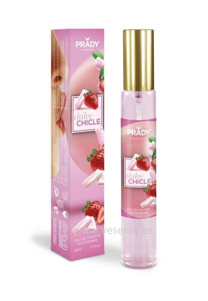 Perfume dulce chicle frutal Prady 33ml 6/u