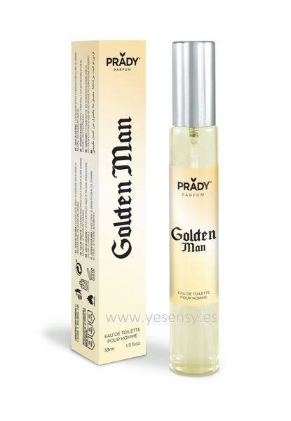Perfume Golden Man Prady 33ml - Set de 6