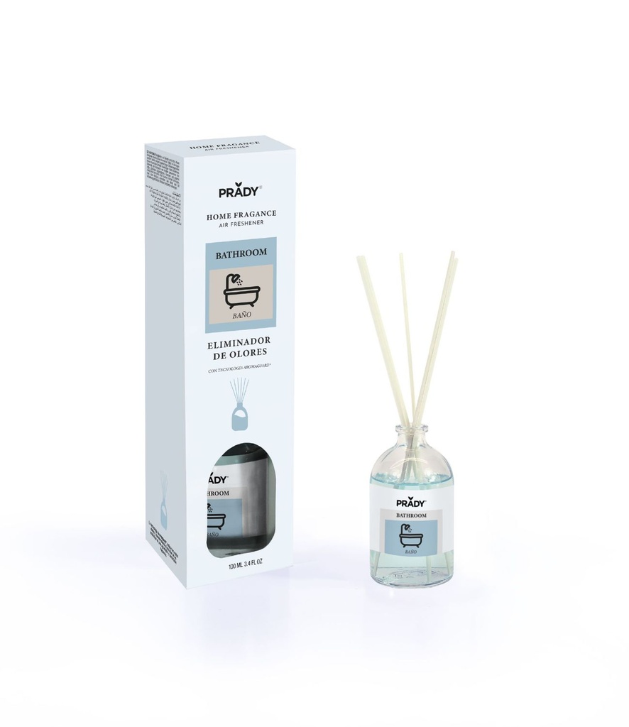 Mikado ambientador Aroma Baño Prady 100ml - Ambientadores