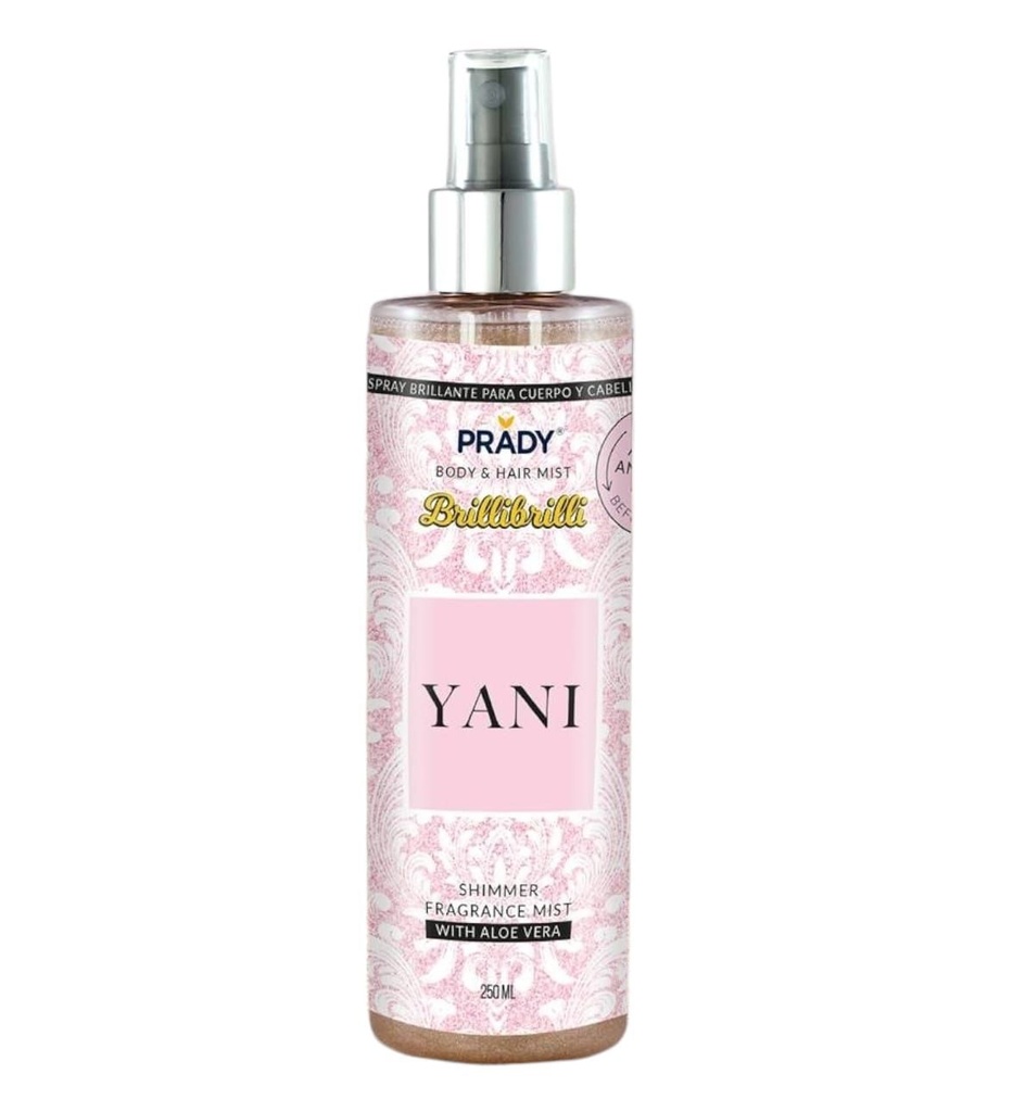 Body & Hair Shimmer Mist Yani 250ml para perfumar