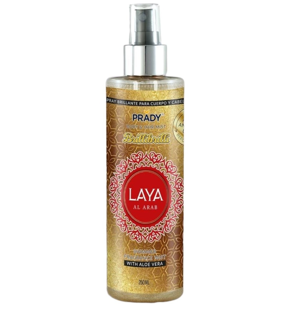 Body & Hair Shimmer Mist Laya Al Arab 250ml para cuerpo y cabello