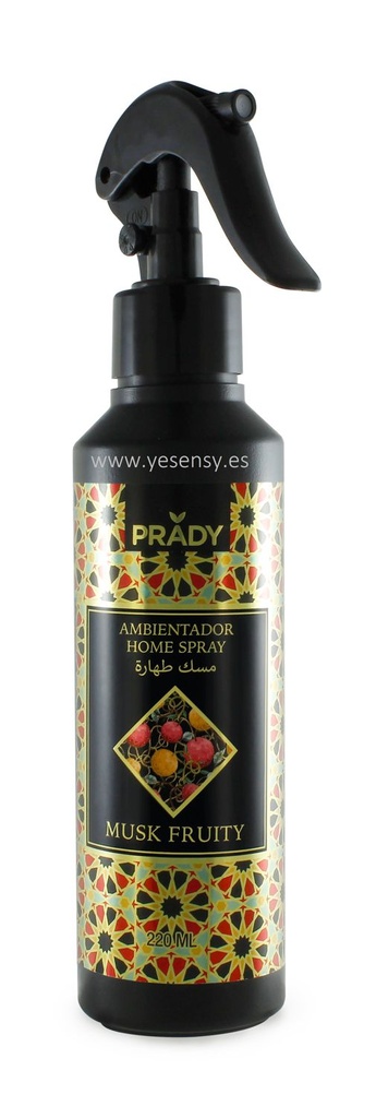 Aerosol ambientador Prady Home Spray Arabe Musk Fruity 220ml para el hogar