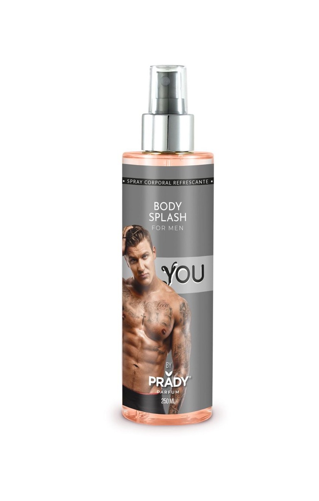 Body splash You Homme 250ml para perfumes y cuidado personal