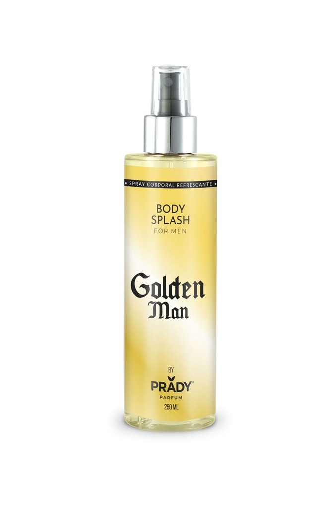 Body splash Golden Man 250ml para perfumar