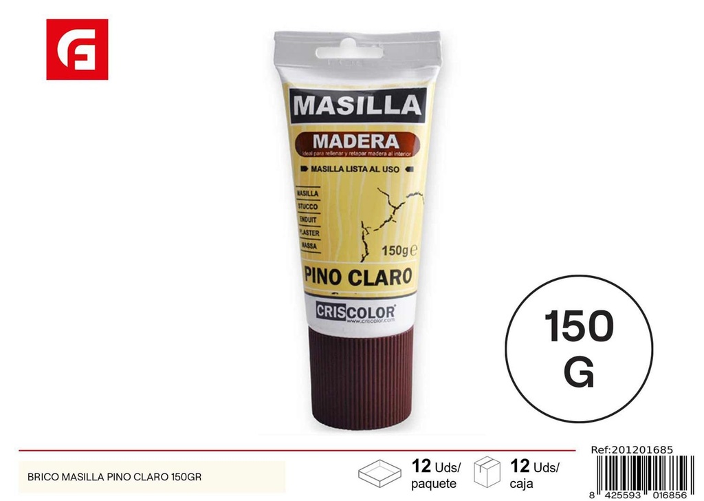 Masilla de pino claro 150gr