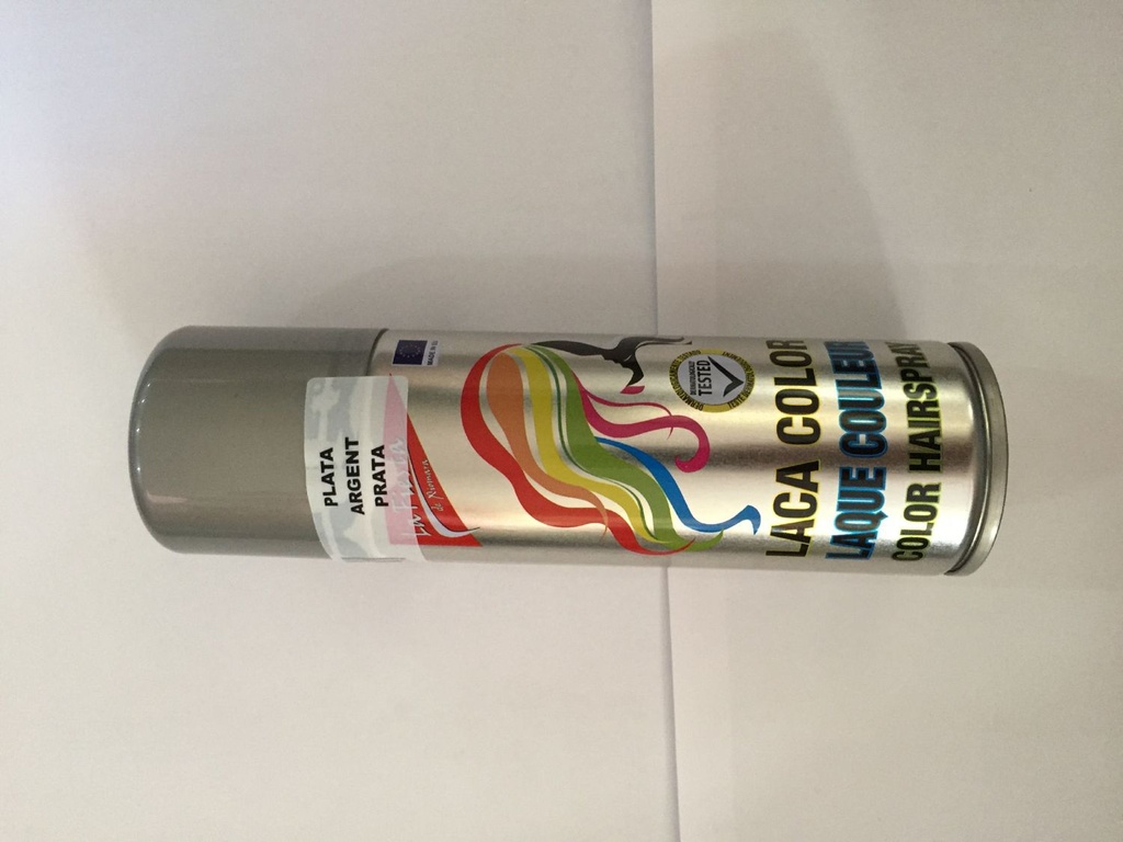 Laca color plata 125ml Xiomara para cabello