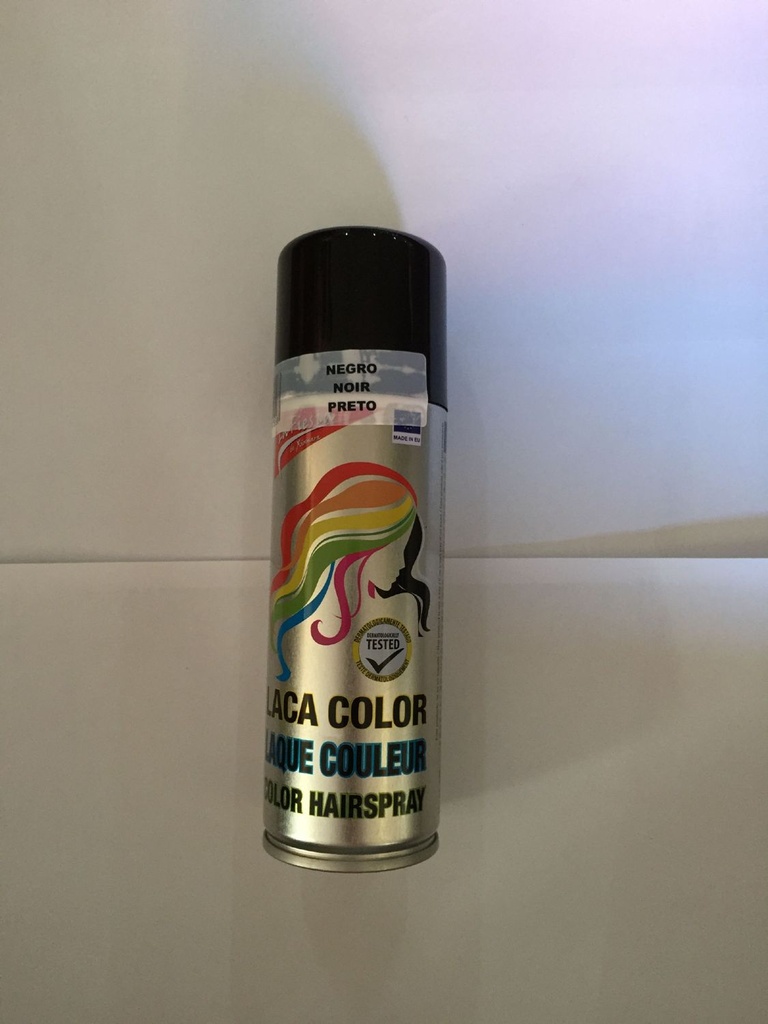Laca color negro 125ml Xiomara para cabello
