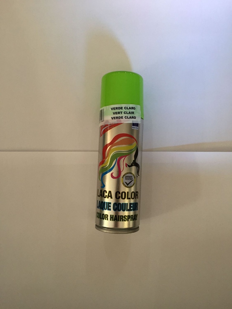 Laca spray verde claro 125ml Xiomara para cabello