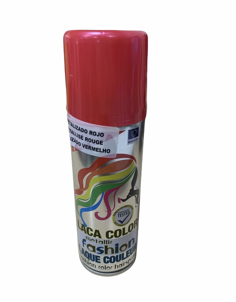 Laca spray roja 125ml Xiomara para peinados y manualidades